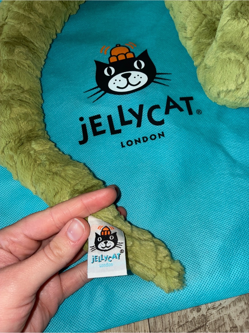 Snake jellycat with dust bag - Picture 3 of 3